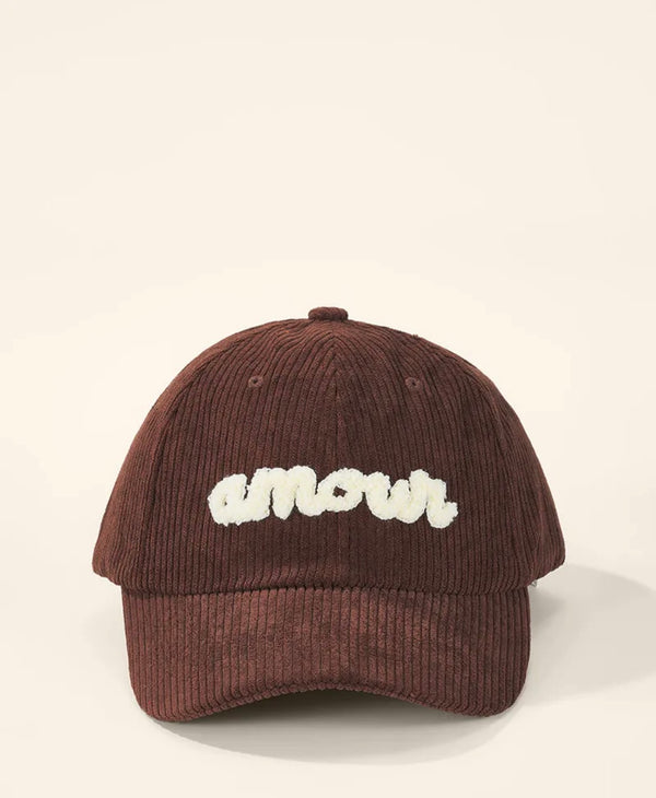 CASQUETTE AMOUR MARRON
