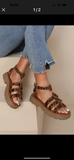 SANDALES PRISCA NOIR