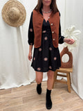 GILET JUDY BRIQUE