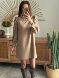 ROBE LAURIANE TAUPE