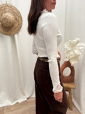 PULL FIN AZELIE BLANC