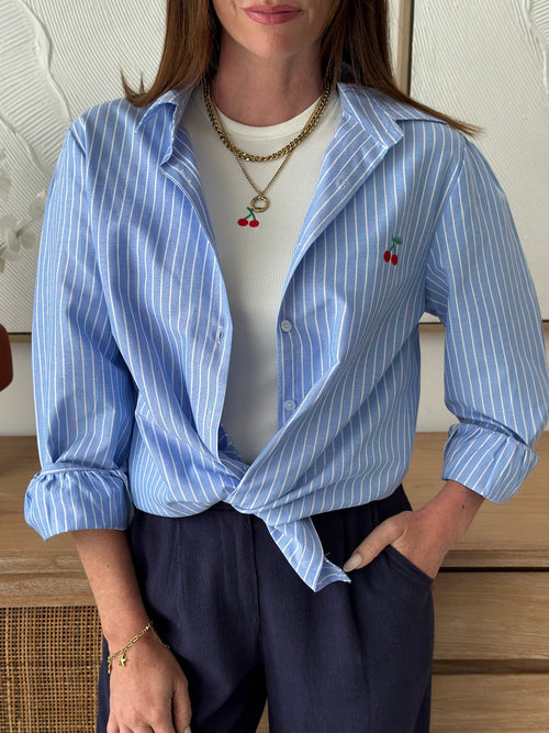 CHEMISE ET DEBARDEUR CHERRY