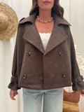 MANTEAU EMILIA MARRON