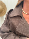 MANTEAU EMILIA MARRON