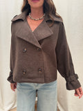 MANTEAU EMILIA MARRON