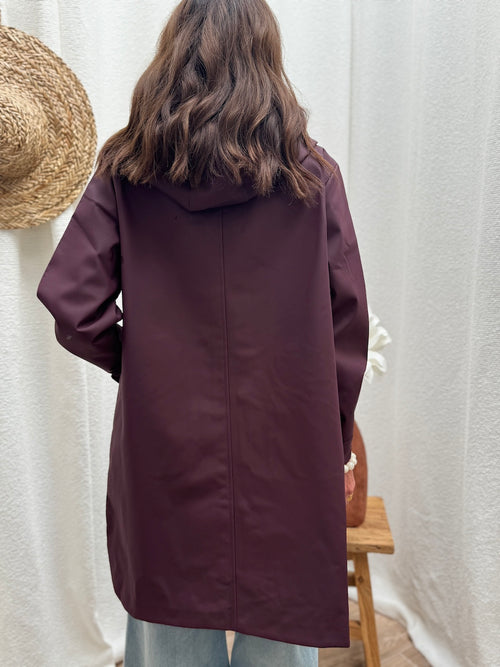 VESTE MORGANE BURGANDY