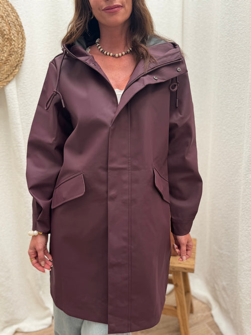 VESTE MORGANE BURGANDY
