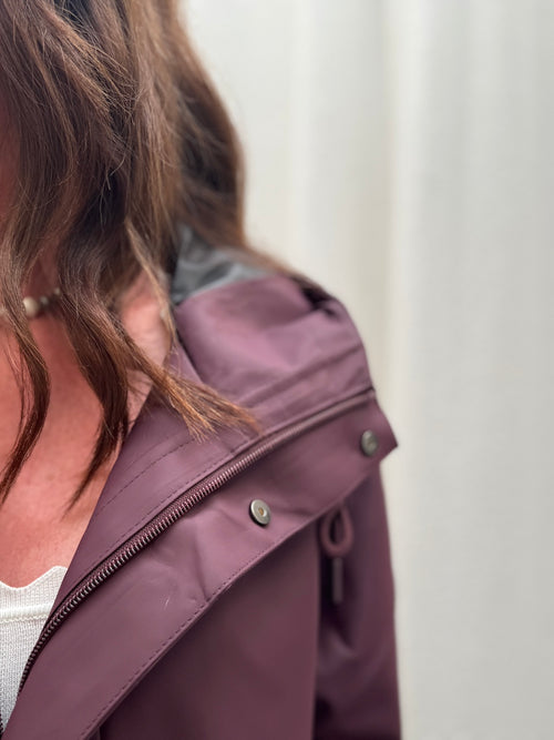 VESTE MORGANE BURGANDY