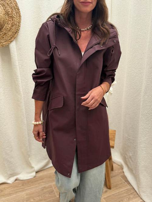 VESTE MORGANE BURGANDY