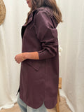 VESTE MORGANE BURGANDY