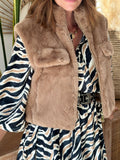 CHALECO TAUPE NIEVES