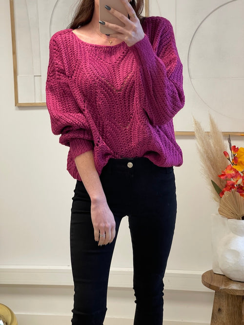 PULL INA FRAMBOISE