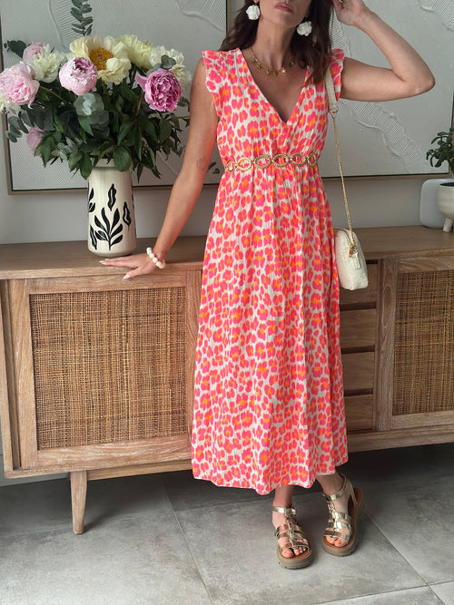 ROBE PRAIA MANCHES COURTES
