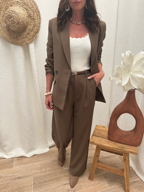 PANTALON JANET MARRON