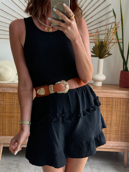 CEINTURE FANNY MARRON