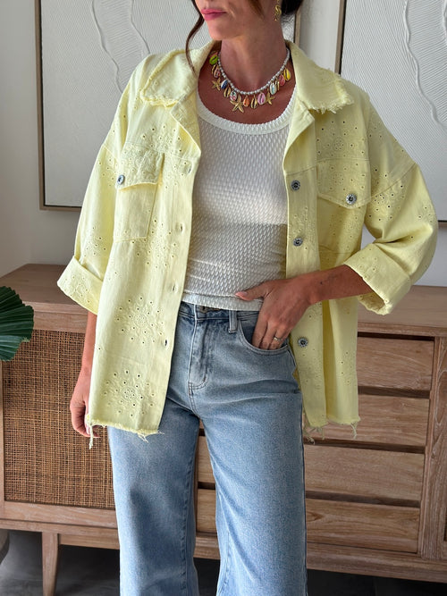 VESTE JASMINE JAUNE