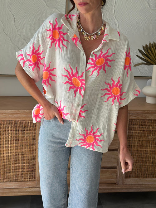 CHEMISE ANAIS FUSHIA