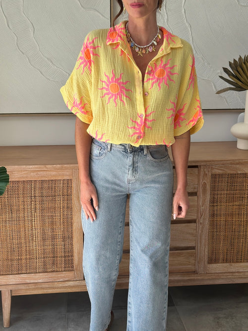 CHEMISE ANAIS JAUNE
