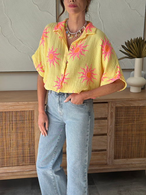 CHEMISE ANAIS JAUNE