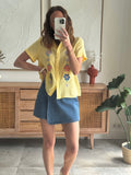 CHEMISE SULIVAN JAUNE
