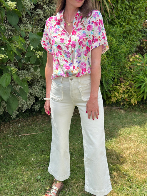 CHEMISE CLAIRE ROSE