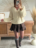 JUPE CHARLENE MARRON