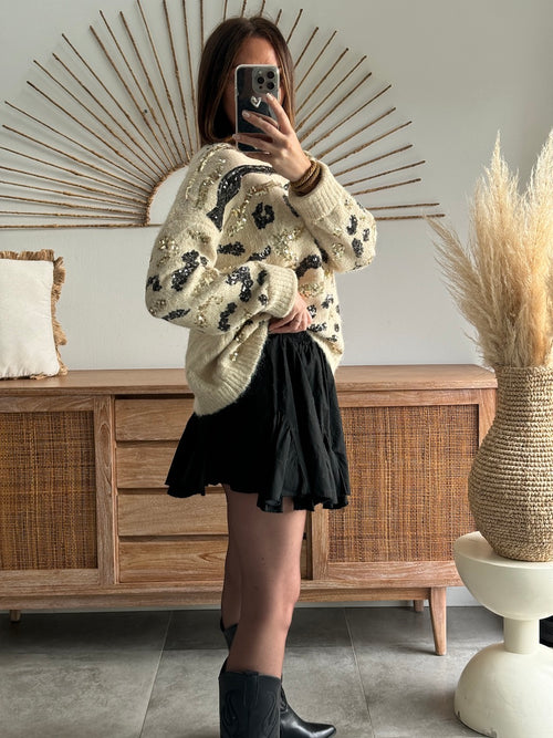 JUPE CHARLENE NOIR