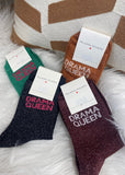 CHAUSSETTES DRAMA QUEEN NOIR