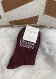 CHAUSSETTES DRAMA QUEEN BORDEAUX