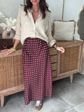 JUPE ESMEE BORDEAUX