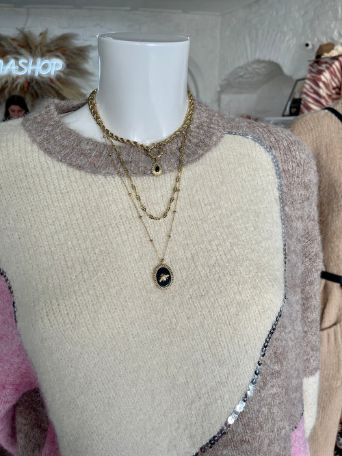 COLLIER ABIS NOIR