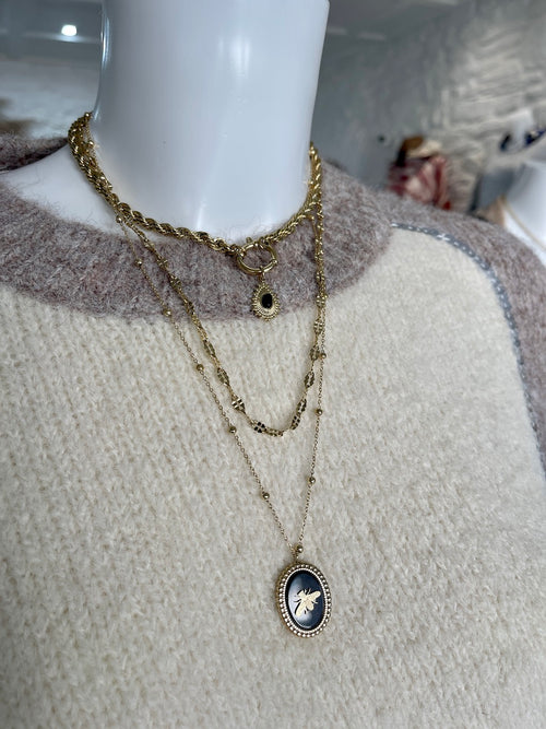 COLLIER ABIS NOIR