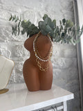 COLLIER TRIPLE PERLES