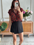 JUPE SHORT SABRINA NOIR