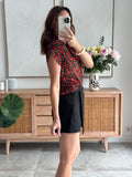 JUPE SHORT SABRINA NOIR