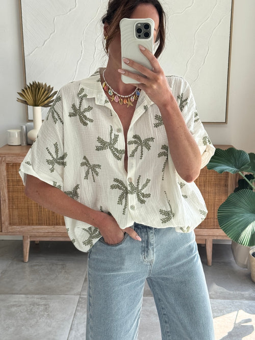 CHEMISE JUSTINE KAKI