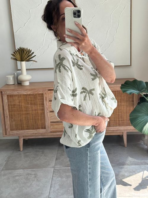 CHEMISE JUSTINE KAKI