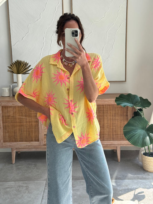 CHEMISE ANAIS JAUNE