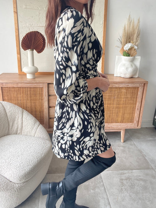 ROBE GABIN NOIRE