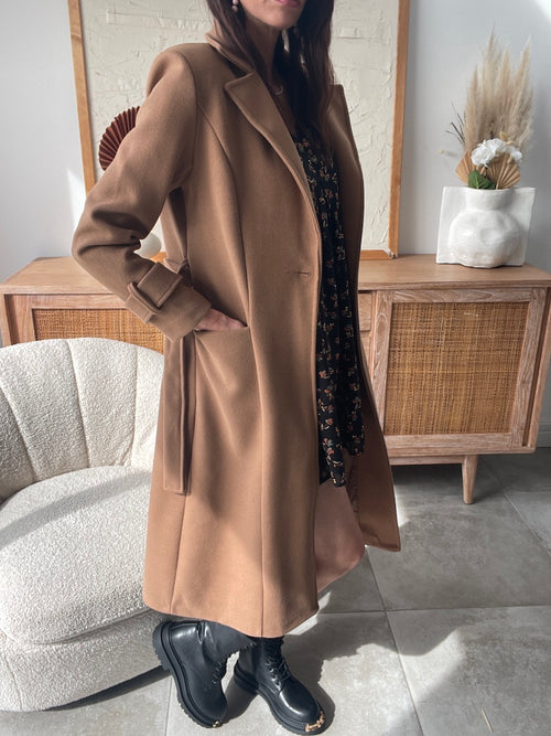 MANTEAU IVANA CAMEL