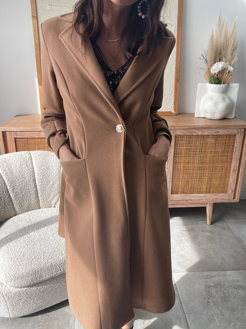 MANTEAU IVANA CAMEL