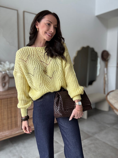 PULL INA JAUNE