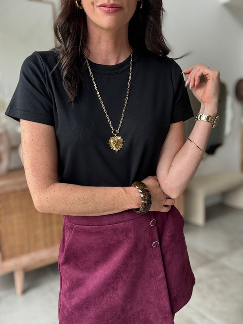 SHORT LANA BORDEAUX