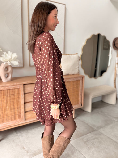 ROBE SIERRA MARRON
