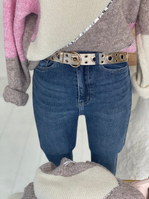 CEINTURE COEUR DOREE