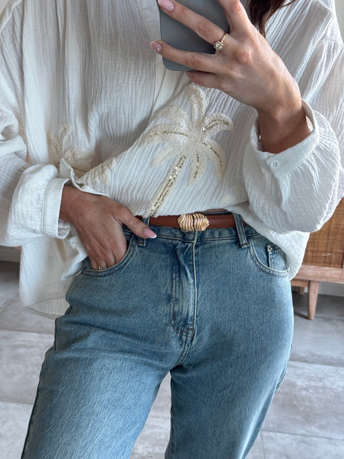 CEINTURE NOUSH CAMEL