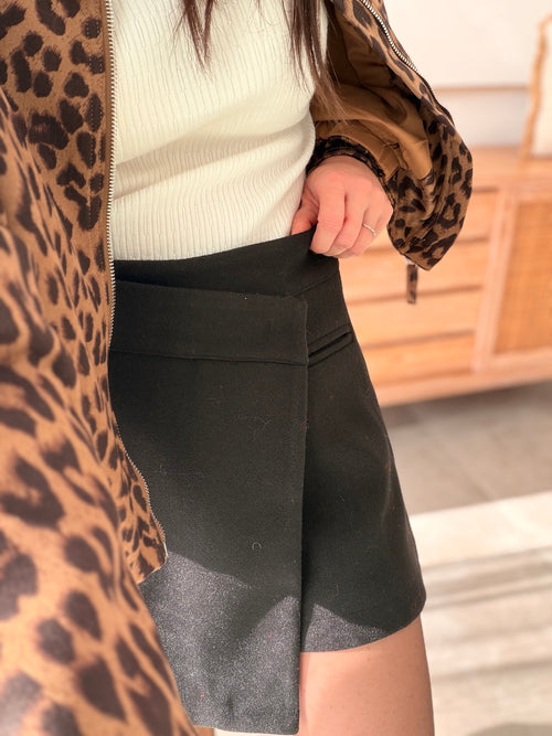 JUPE SHORT NOA NOIR