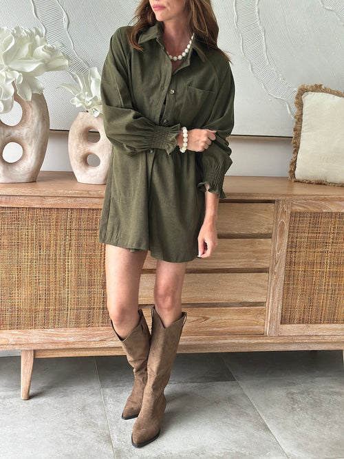 ROBE COLETTE KAKI