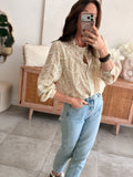 CHEMISE BLEUET CAMEL