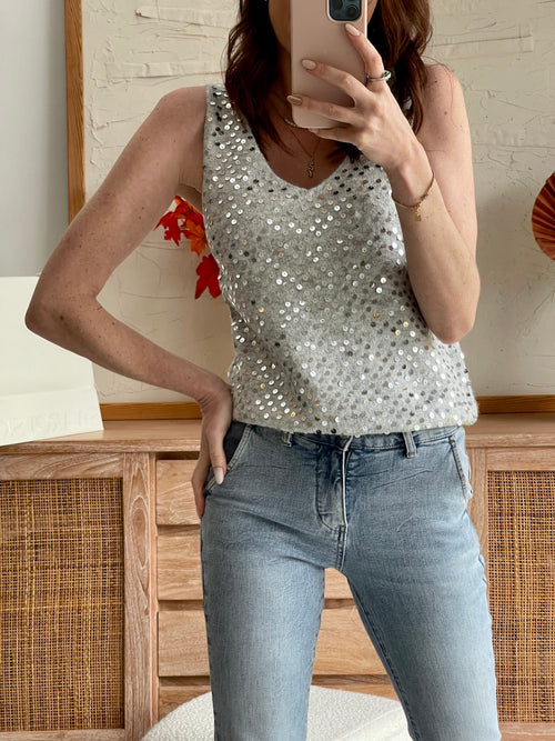 TOP CATHY GRIS